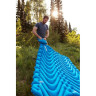 Надувной коврик KLYMIT STATIC V PAD DOUBLE Синий 06DVBL02E
